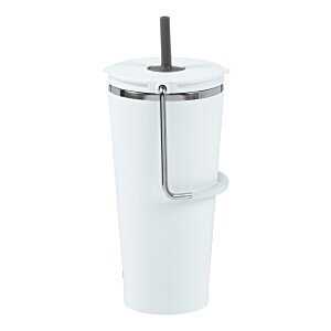 Additional Image 2 - a white toilet brush and holder