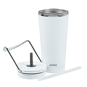 Additional Image 4 - a white cup with a straw