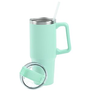 Additional Image 3 - a green mug with a straw