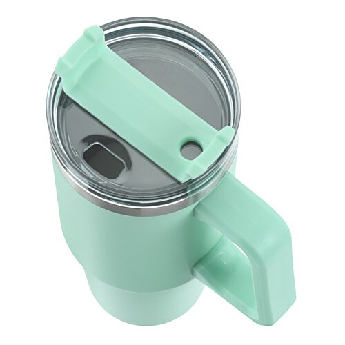 Additional Image 5 - a green and grey coffee mug
