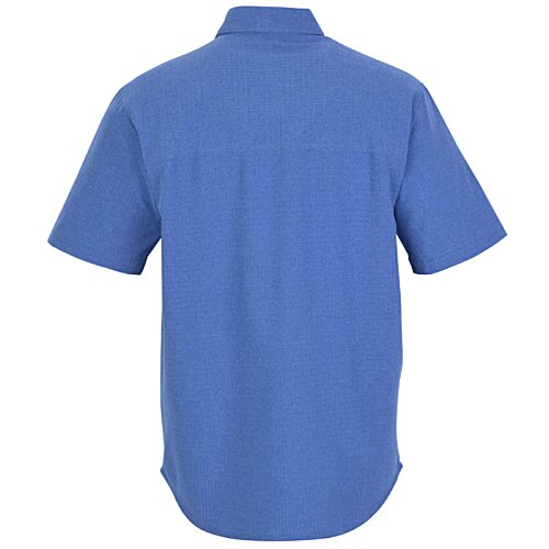 Additional Image 1 - a blue shirt with a short sleeve