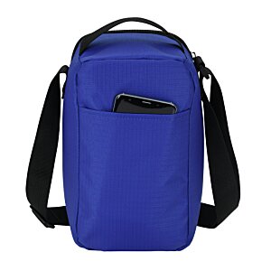 Additional Image 2 - a blue bag with a black strap