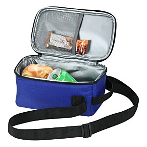 Additional Image 3 - a blue bag with a black strap