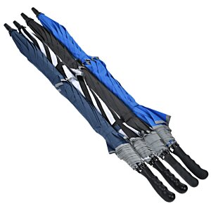 Additional Image 3 - a blue and black umbrella