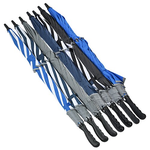 Additional Image 3 - a blue and black umbrella