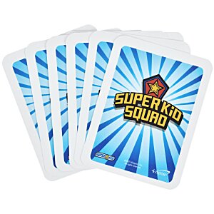 Additional Image 3 - a group of cards with a yellow and blue design