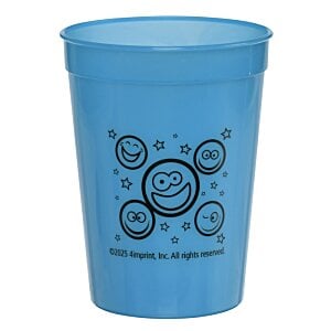 Additional Image 2 - a blue cup with a logo on it