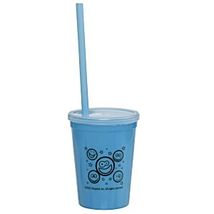 Additional Image 6 - a blue cup with a straw