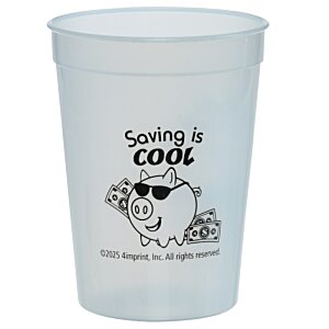 Additional Image 3 - a plastic cup with a logo on it