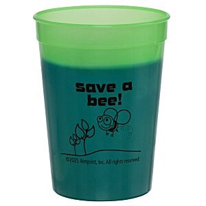 Additional Image 4 - a green plastic cup with black text