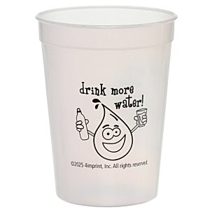 Additional Image 3 - a white plastic cup with black text