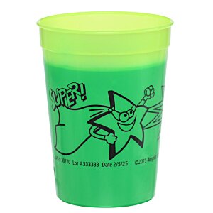 Additional Image 4 - a green cup with a black star on it