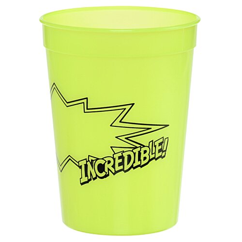 Additional Image 3 - a yellow plastic cup with black text