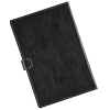a black rectangular object with a metal handle