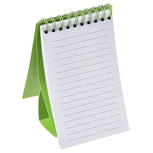 Additional Image 2 - a spiral notepad with a green cover