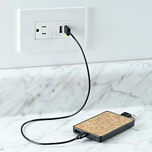 Additional Image 4 - a phone plugged into a wall outlet