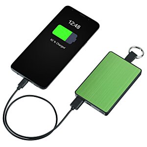 Additional Image 2 - a black and green battery with a cord
