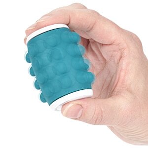 Additional Image 2 - a hand holding a blue cylinder