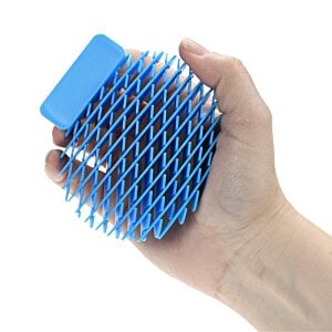 Additional Image 4 - a hand holding a blue sponge