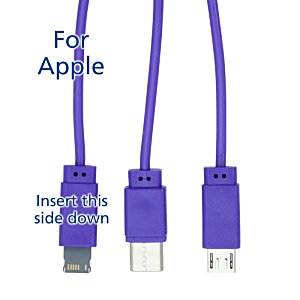 Additional Image 5 - a close-up of a purple cable