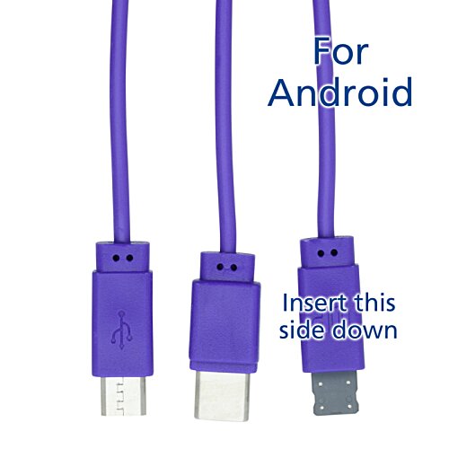 Additional Image 4 - a close-up of a purple cable