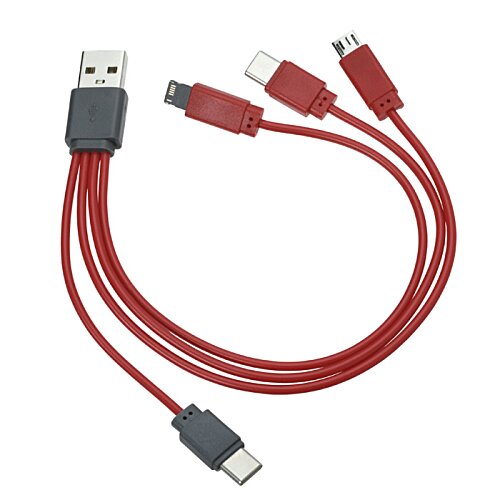 Additional Image 3 - a red and grey cable
