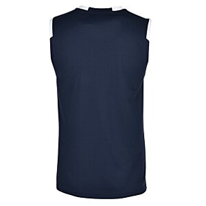 Additional Image 1 - a blue sleeveless shirt