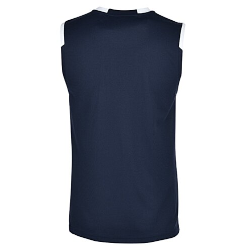 Additional Image 1 - a blue sleeveless shirt