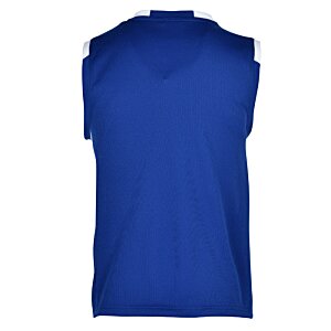 Additional Image 1 - a blue sleeveless shirt