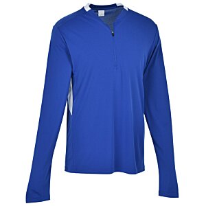 Additional Image 1 - a blue long sleeved shirt