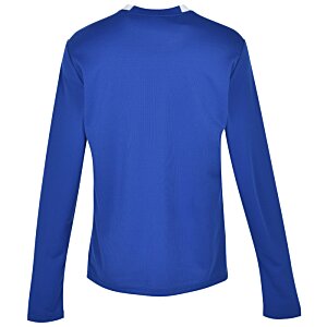 Additional Image 2 - a blue long sleeved shirt