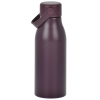 a purple bottle with a handle