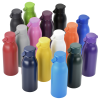 a group of colorful bottles