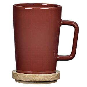 Additional Image 3 - a red mug with a handle
