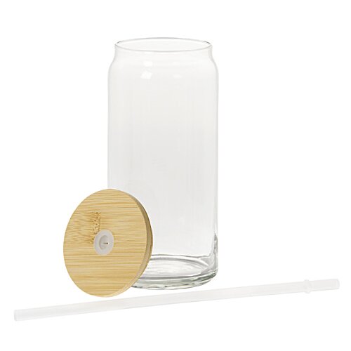 Additional Image 1 - a glass jar and a cd