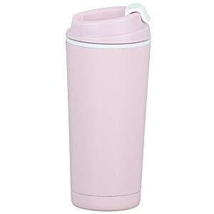 Additional Image 1 - a pink cup with a white lid