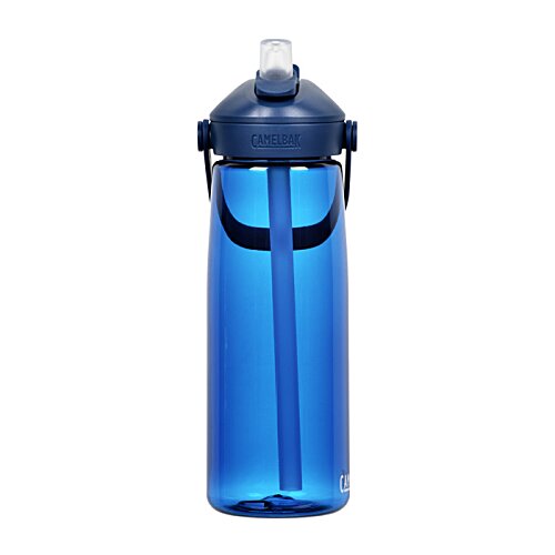 Additional Image 1 - a blue water bottle with a blue lid