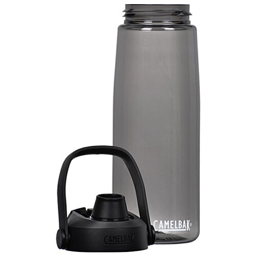 Additional Image 2 - a grey water bottle and a black handle