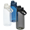 a group of water bottles