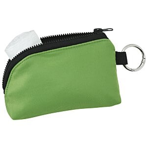 Additional Image 1 - a green bag with a key chain
