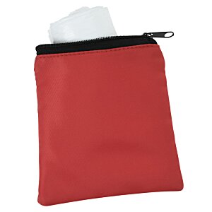 Additional Image 1 - a red bag with a black zipper