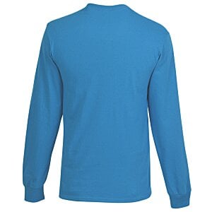Additional Image 1 - a blue long sleeved shirt