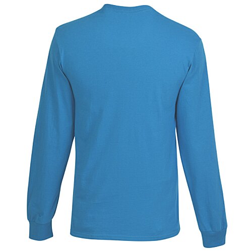 Additional Image 1 - a blue long sleeved shirt