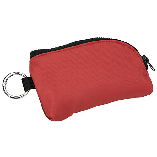 Additional Image 2 - a red pouch with a key ring