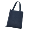 a blue bag with a handle