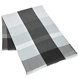 Additional Image 1 - a black and white striped rug