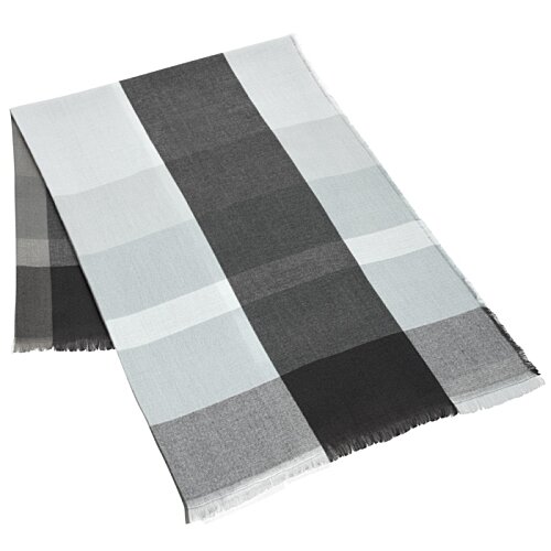 Additional Image 1 - a black and white striped rug
