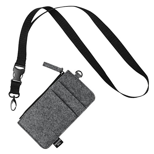 Additional Image 2 - a lanyard with a rectangular object on it