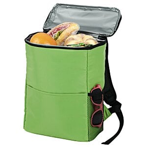 Additional Image 2 - a green backpack with food inside