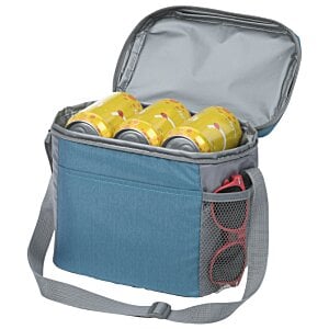 Additional Image 2 - a blue and grey bag with yellow balls inside